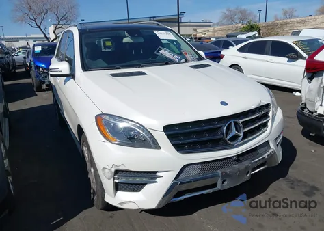 2015 Mercedes-Benz Ml 400 4Matic из США, поврежденный, VIN 4JGDA5GB0FA535458